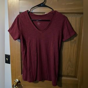Maroon V-Neck Shirt!